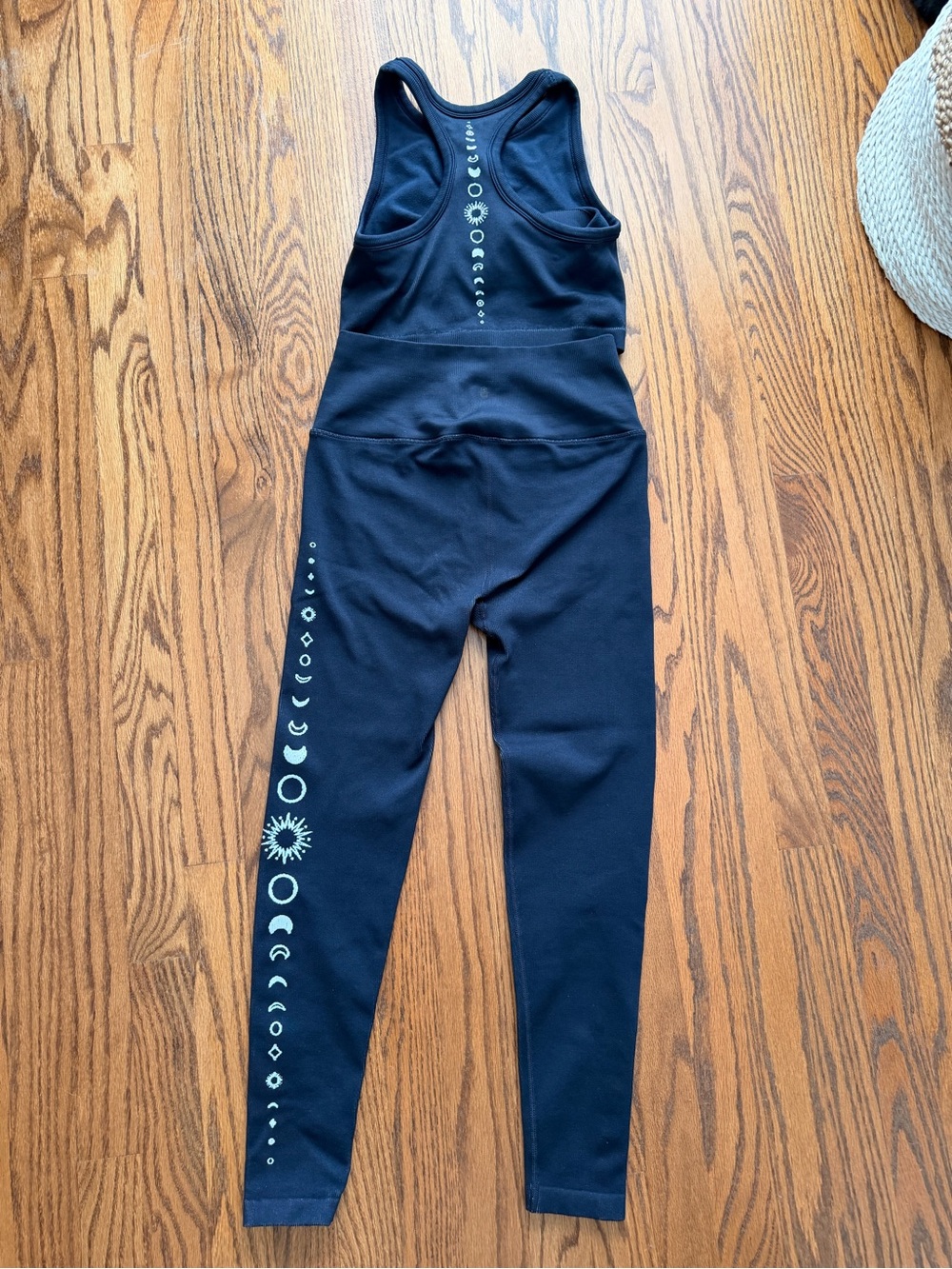 Spiritual Gangster Black Moon Phase Racerback Jumpsuit